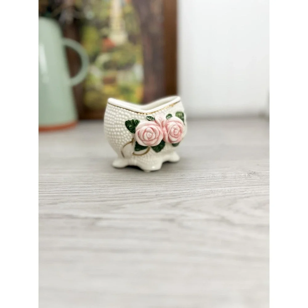 Vintage Porcelain Hobnail Rose Vase – Randall Milk Glass